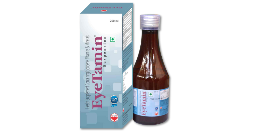Eyetamin Suspension 200 ml Sugarfree Syrup